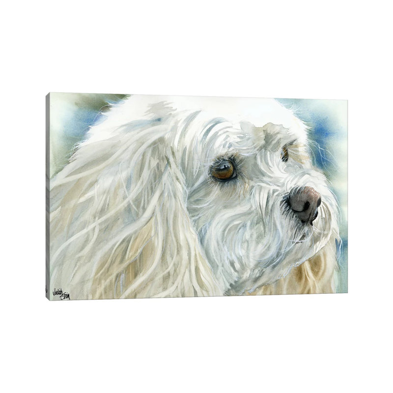 «Perfect Pet - Cavachon Dog» par Judith Stein - impression, H 18 po x l 26 po x P 1,5 po