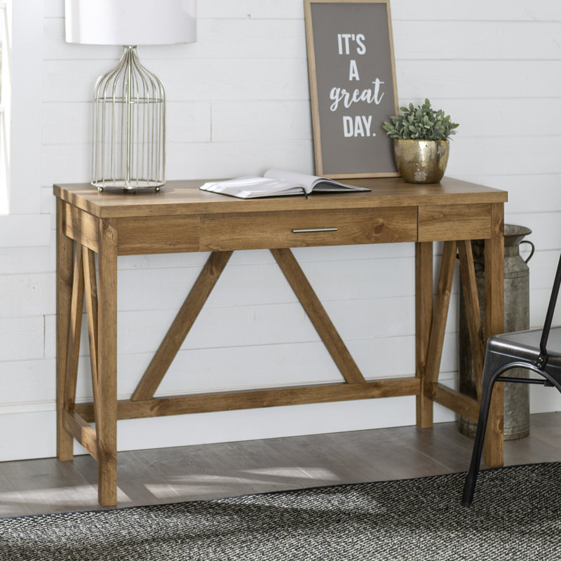 46" A-Frame Desk, Barnwood