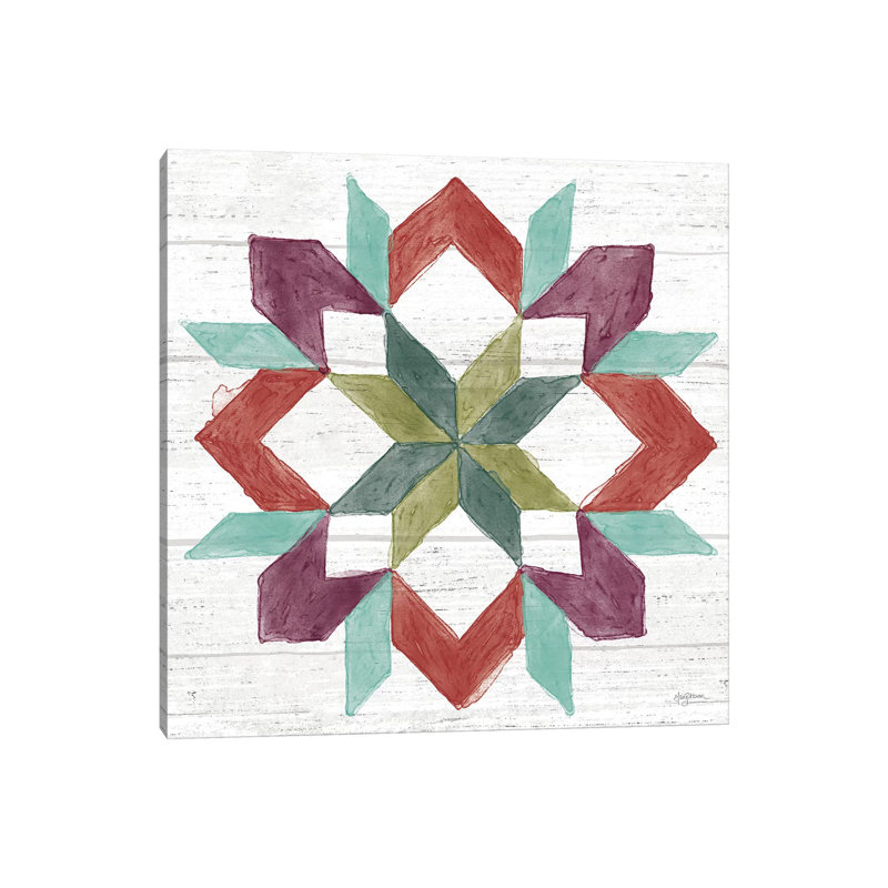 Flower Fest VIII 1 Piece Painting on Canvas, 30.48cm H x 30.48cm W x 1.91cm D, Wrapped Canvas