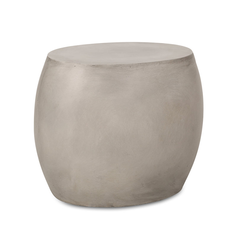 Outdoor Lightweight Concrete Side Table
