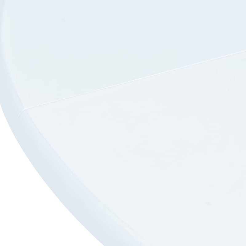Altheimer Round 106cm Dining Table, White, White