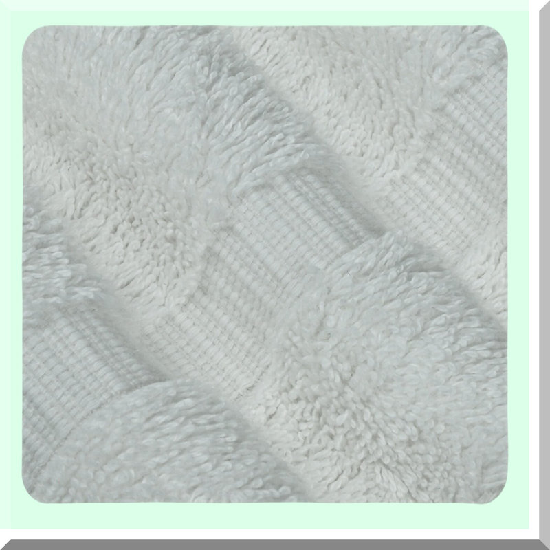 PureComfort 100% Cotton Premium Bath Towels - 4-Piece Set, 27'' x 54'', White