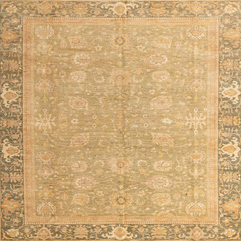 Tapis abstrait moderne 4198, Carré 8 pi