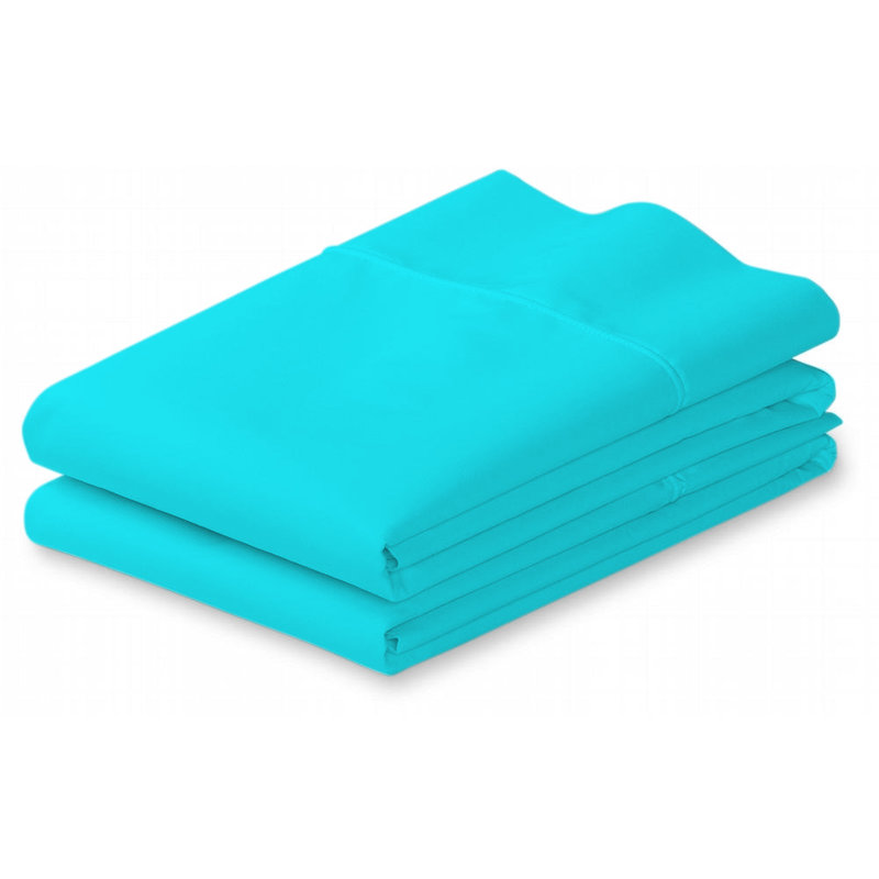 Sateen - Set of 2, Aqua, Standard