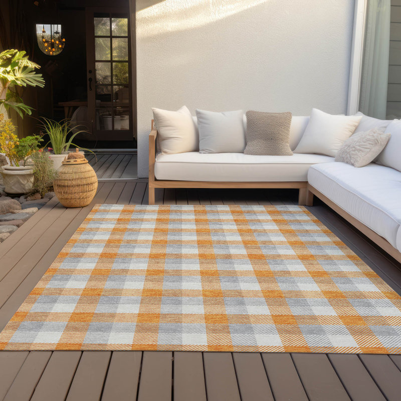  Machine Washable Indoor/Outdoor Chayden ACN1053 Rug, Rectangle 5' x 7'6"