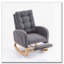 Chaise berçante avec repose-pieds à haut dossier-985182339