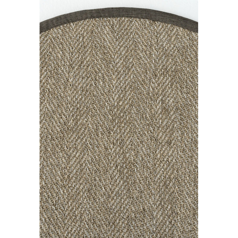 Tapis rond en sisal Leona Linen Monterey, Rond 3 pi 4 po