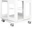 4 All Rotating Bookshelf, 360 Wheels, White, Spacious And Robust, Quick Assembly Work, High Space Utilization Effect , Assembly, Rate-121166859