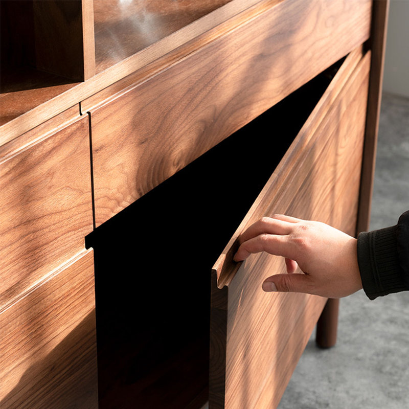 Bibliothèque en bois massif de haute qualité