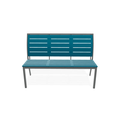 Banc de parc empilable aluminium Bazza