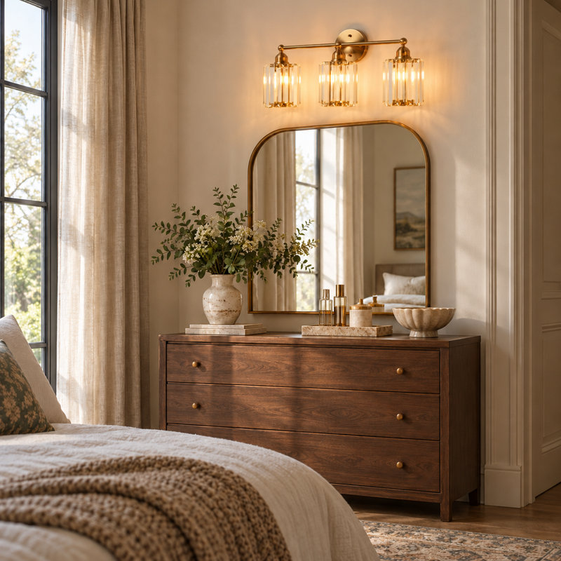 Cambridgeshire 3 - Light Dimmable Bathroom Vanity Light