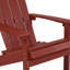 Commercial All-Weather Adirondack Chair in Faux Wood-863079683