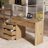 Home Office Computer Desk With 5 Drawers, 63" Executive Desk With 3-drawer File Cabinet