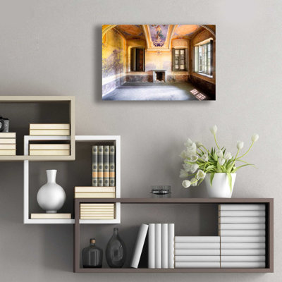 «Coloured Farm» par Roman Robroek, art mural en verre acrylique