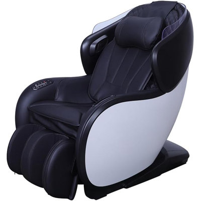 Synca CirC 3 Zero Gravity Massage Chair with Reversible Ottoman, Black