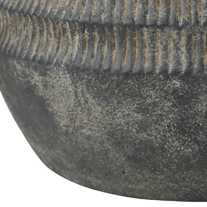 Tribal Grey Cement Pot Planter