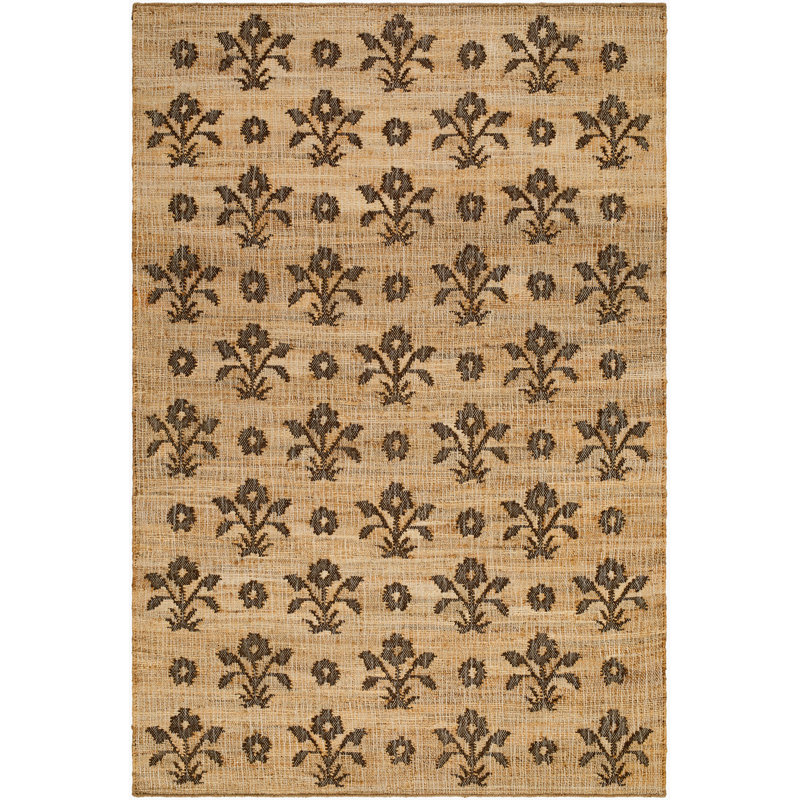  Tapis fait à la main Strawblossom, Brown, Rectangle 2' x 3'