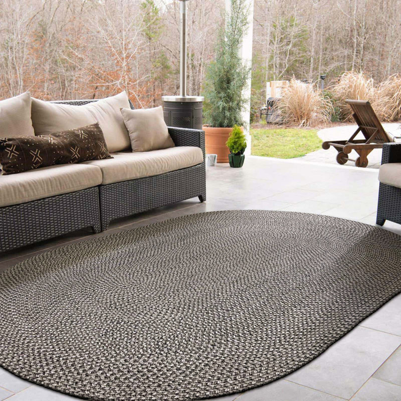 Tapis intérieur / extérieur Avriel, Oval 8 pi x 10 pi