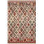 Tapis décoratif multicolore à motif de croix traditionnel beige-2119487655