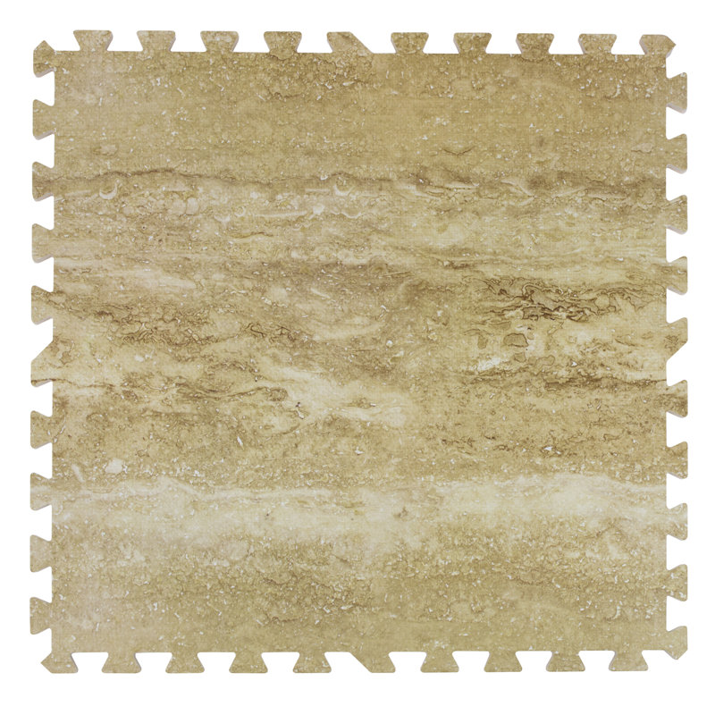 Sorbus 24" Interlocking Floor Foam Mat in Marble Print