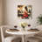 Modern Woman in Red Dress Bar Scene Wrapped Canvas Wall Art for Living Room Dining Room or Home Bar Decor-907496527