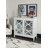 Fiama 38" Three Shelf Accent Cabinet with Two Glass Doors-895094830