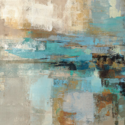 Morning Fjord Square I by Silvia Vassileva - Wrapped Canvas Painting