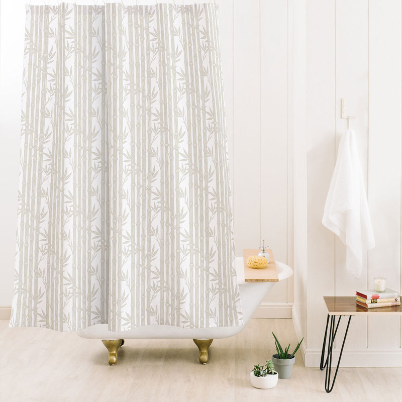 Rideau de douche Ninola Design, Floral beige