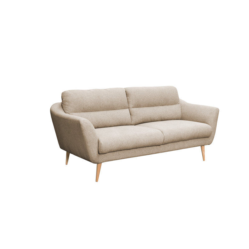 Rosales Odense 2 Seater Upholstered Loveseat, 3, Beige