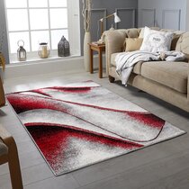 Modern Mattex Collection Small Extra Large Living Room Floor Carpet Rug Red