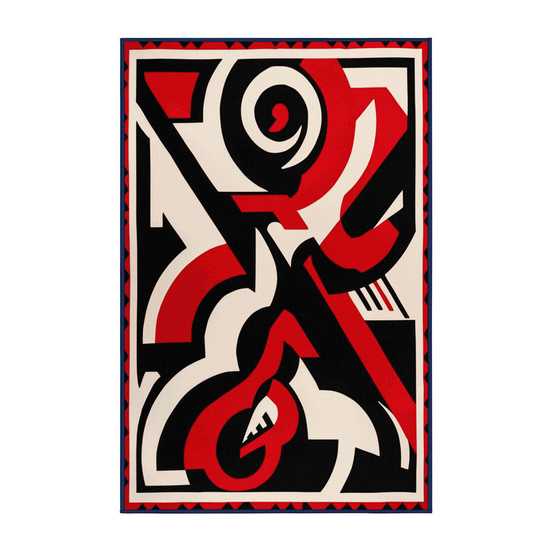 Daring Dagger Rug, Rectangle 4' x 6'