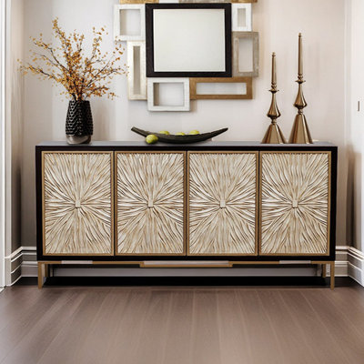 American-style minimalist light luxury sideboard