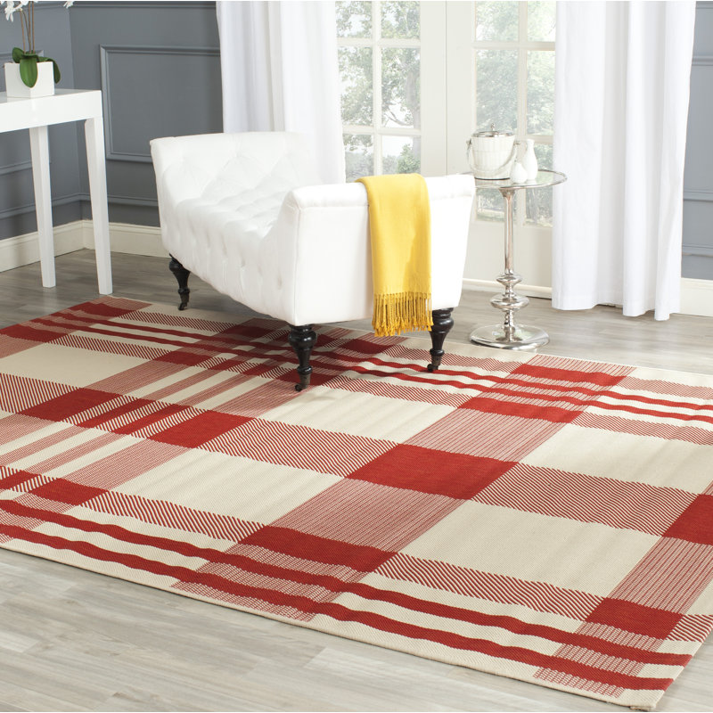 Anyan Plaid Indoor / Outdoor Area Rug, Rectangle 160 x 231cm