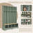 Alexander Farmhouse Hall Tree with 8 Hooks, Bench & Open Storage Compartments