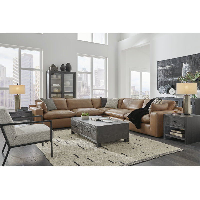 Vallarie Upholstered L-Shaped Sectional Symmetrical