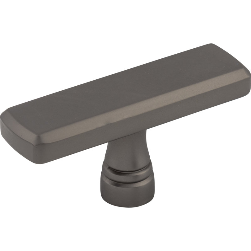 Kingsbridge Rectangle Knob, Ash Gray, 2 3/8" Knob Length