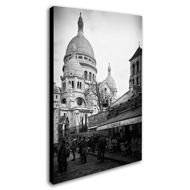 « sacre-coeur de montmartre », reproduction de photo sur toile tendue, H 32 po x l 22 po x P 2 po