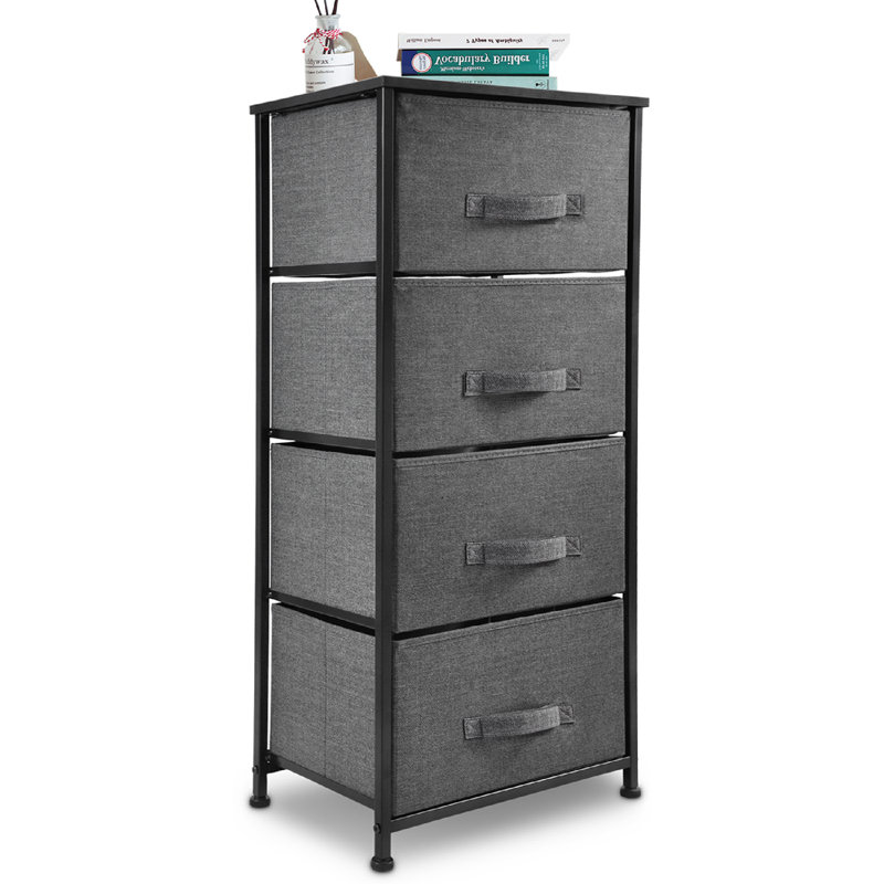 Commode de rangement 4 tiroirs Marcantel