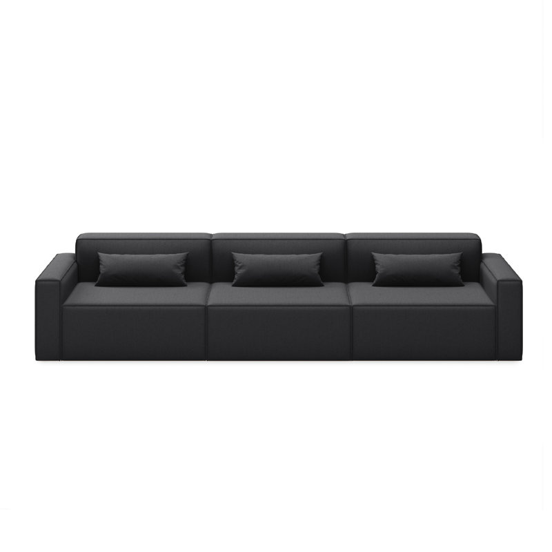 Mix Modular 3-Pc Sofa, Mowat Raven