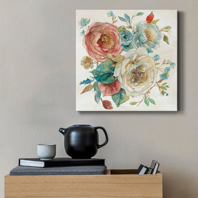 «Rose Garden I», reproduction d'art sur toile tendue