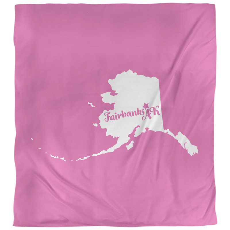 Housse de couette alaska Fairbanks, Housse de couette pour très grand lit, Rose