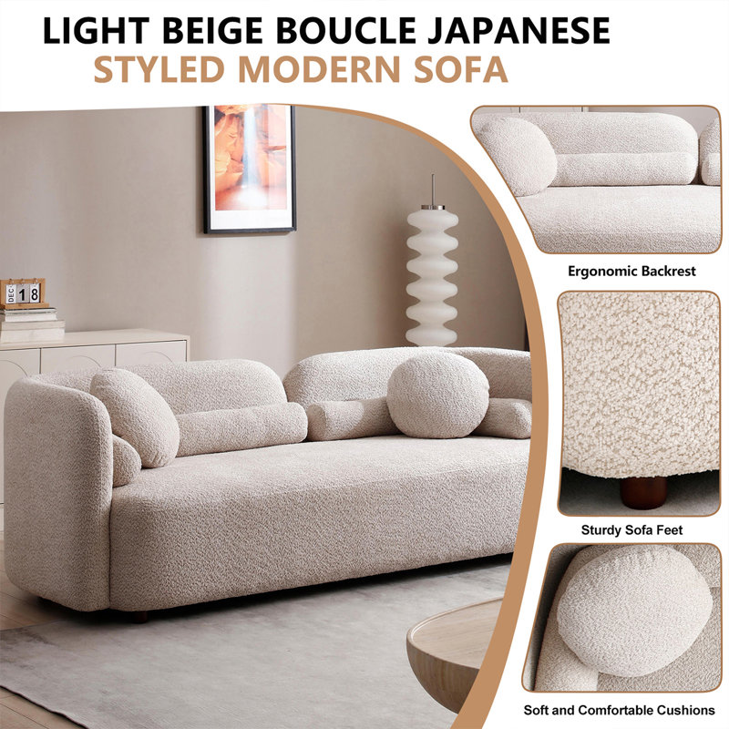 Sofas, Beige Chenille