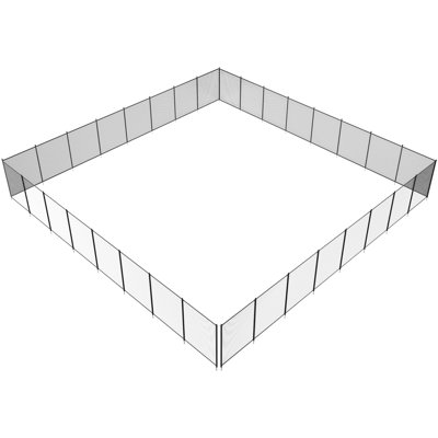 Clôture de piscine VEVOR, clôture 4 x 96 pi pour piscine creusée, clôture de sécurité amovible