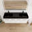 Ivinghoe 60" Bathroom Vanity with Sink, 60 Inch Floating Vanity, Double Sink Wall Mounted Vanity Combo, Modern Bathroom Vanity Set with 4 Doors and Resin Basin Sink-1019903717-1024193411
