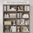 📚 2-Pack 5-Tier Bookcase Set With Drawers, Double Storage Shelf With 6 Drawers & 16 Open Cubes, Modern Freestanding Bookcase For Living Room Office Bedroom-648619127