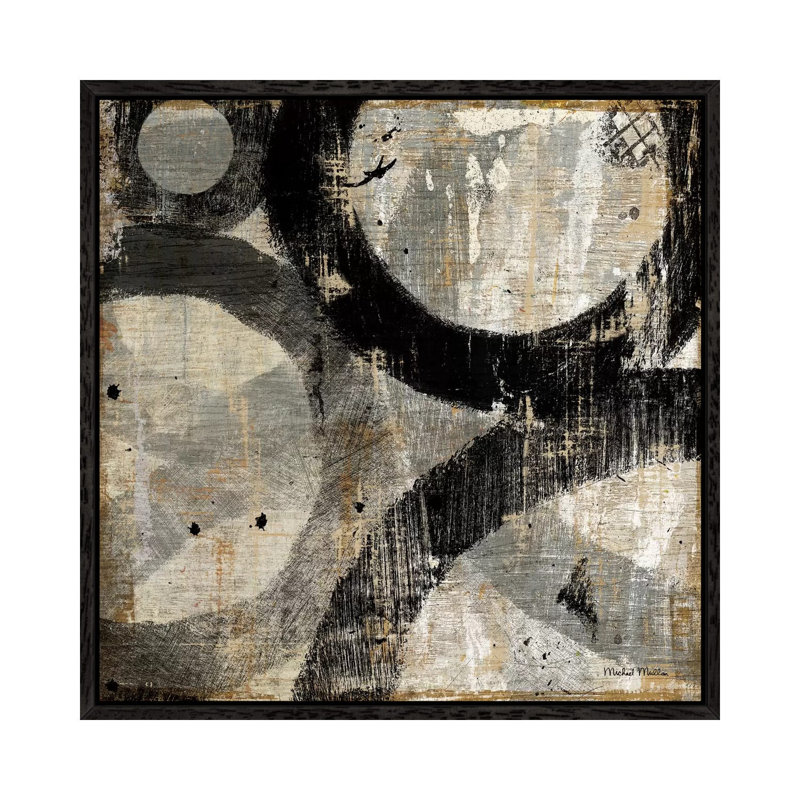Industrial II by Michael Mullan - Wrapped Canvas Painting, Black Floater Framed, 45.72 cm H x 45.72 cm W