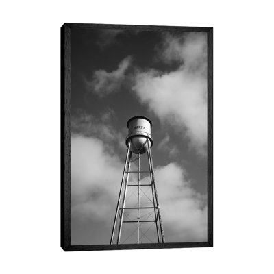 Monochrome Marfa Water Tower by Bethany Young - Print on Canvas