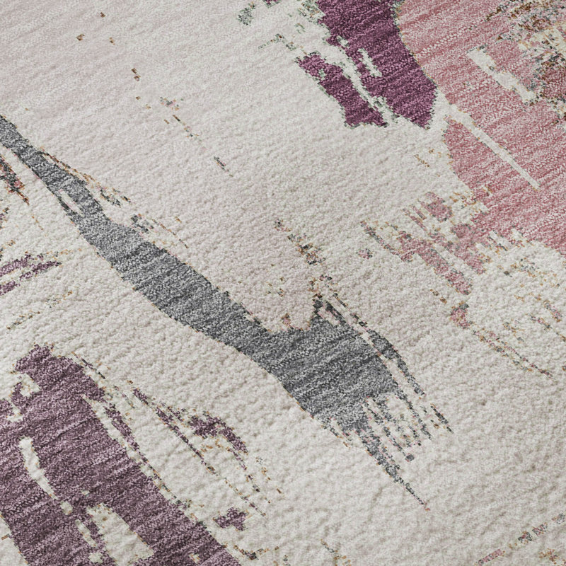 Premium Machine Washable Harjo AMF1596 Modern Rug, Rectangle 5' x 7'6"