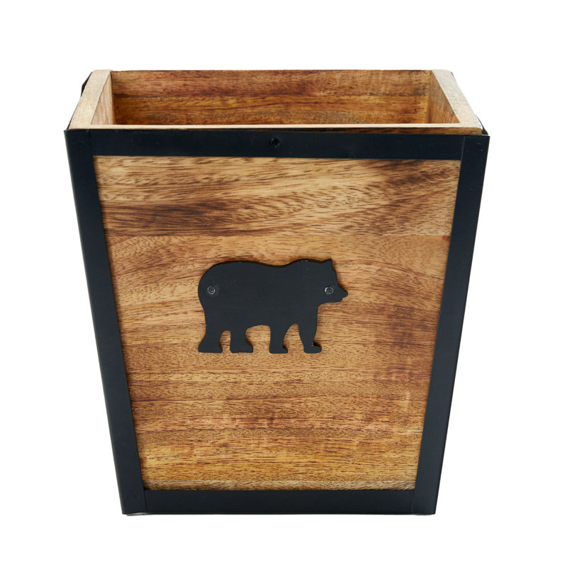 Metal Open Waste Basket - 3.5 Gallons