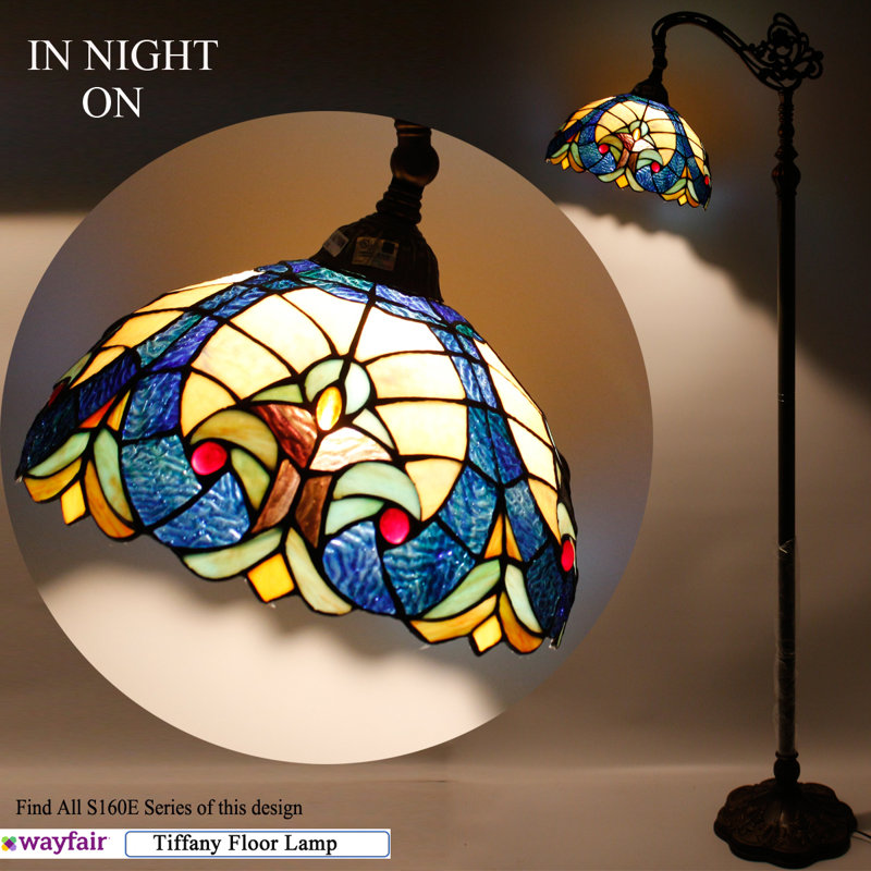 Lampe sur pied arquée 64 po Carbone